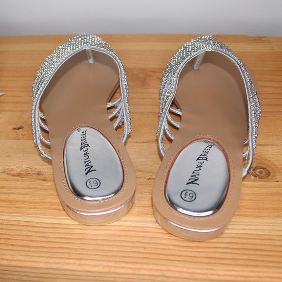 Glam! Crystal Flip Flop Sandals - Picture 3 of 7